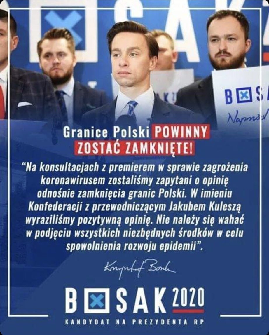 mamciag's tweet photo. @PanDuchPL @KONFEDERACJA_ Covid to religia. @krzysztofbosak z żoną @KarinaBosak wierzą prawdziwie i wychowują dzieci zgodnie z dogmatami wiary https://t.co/1Ehrk5K53F