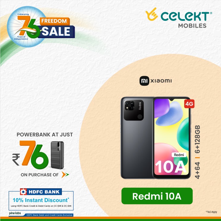 select_mobiles's tweet image. Upgrade to a New #Smartphone at #CelektMobiles and Unlock a Power-Packed Deal - Get a Powerbank for Only Rs. 76! Stay Charged, Stay Smart. 💼🔋

#ChargeOnTheGo #SmartphoneDeal #android #independencedaysale #sale #discount #cashback #assuredgift #specialdeal #freedomsale