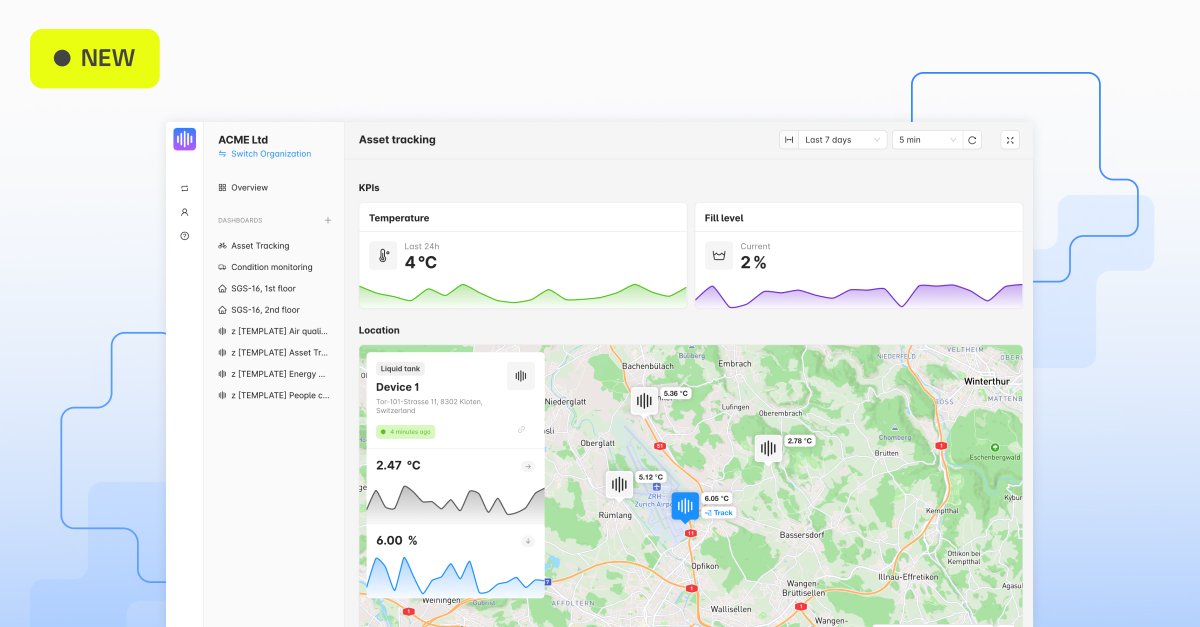Akenza_IoT's tweet image. Have you checked out our new dashboard builder yet? 📊

With our intuitive drag-and-drop interface, you can now build any type of dashboard to fit your needs. Or begin from a template to get started even faster.

Read more here. 👉 akenza.io/features/dashb…

#IoTproject #akenza