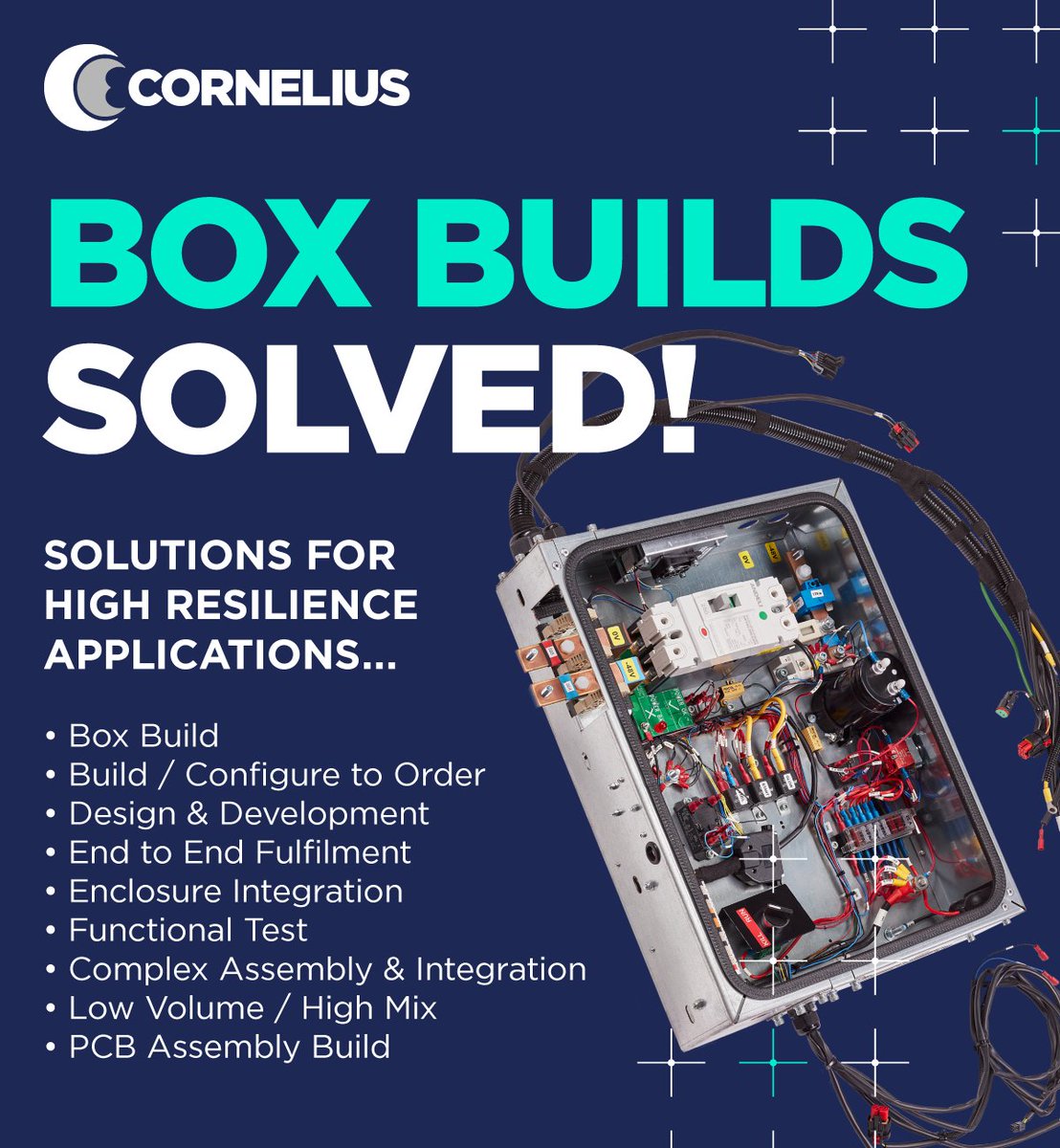 Do you have a Box Build problem that is frustrating you? Are you struggling to get your Box Build produced? Are you unable to find the consistency and quality of Box Build supply that you demand?... we can solve it!

#BoxBuild #ContractManufacturing #ValueEngineering #UKmfg