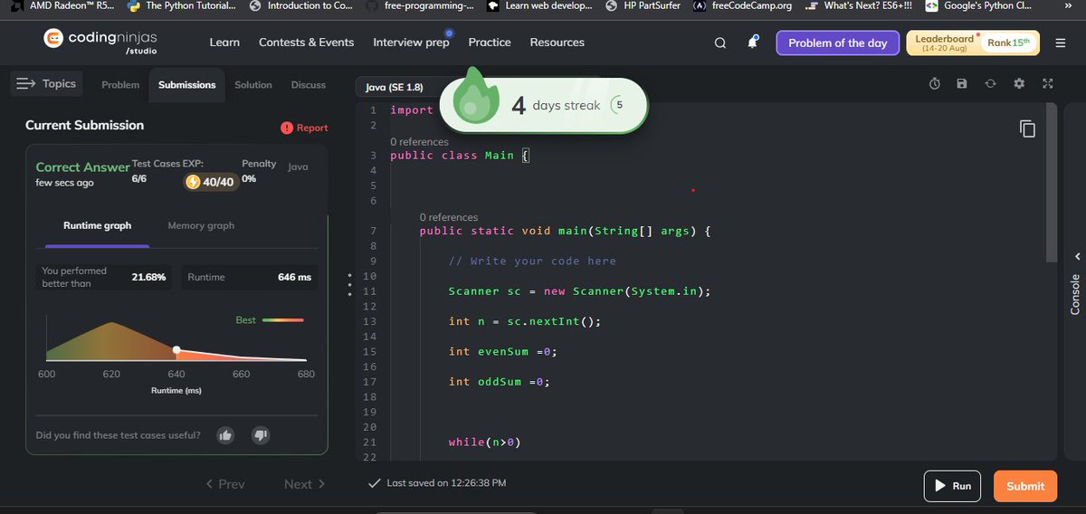 sumit29810's tweet image. Successfully completed Day 3 of Coding Ninjas Slayground #NinjaSlayground  #CodingNinjasStudio #CodingNinjasOff @drinkslaycoffee #@DrinkSlayCoffee