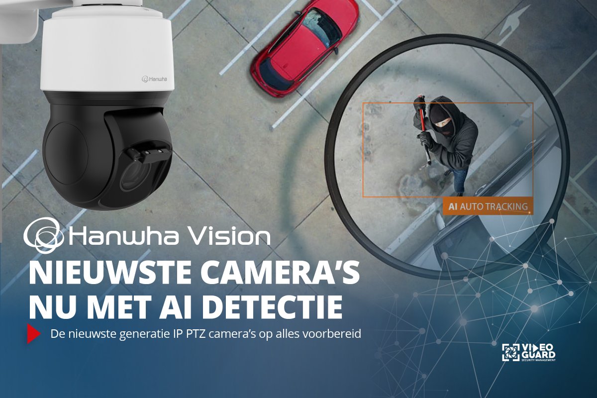 Nieuw van Hanwha Vision: de Q-serie AI Camera's

De Q-serie van Hanwha Vision met gebaseerde objectdetectie en -classificatie, maakt AI betaalbaarder, overal toe te passen en makkelijk te installeren.
#videobewaking #hanwhavision #beveiliging #detectietechnologie #AIinnovatie
