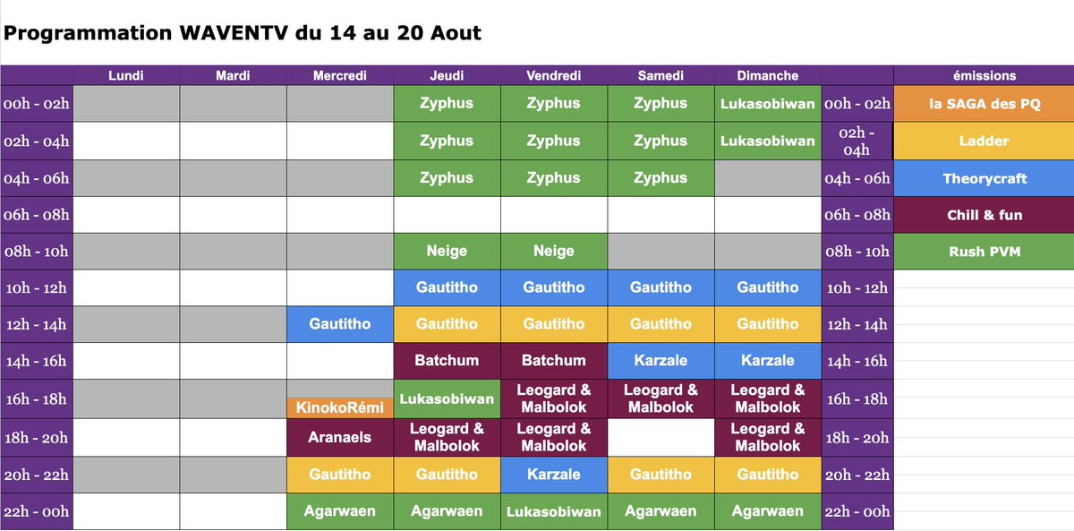 WavenTV's tweet photo. Pour l'Early Acces de #WAVEN on rallume la télé !
Voilà le planning chargé qui vous attend pour cette première semaine ! 
https://t.co/kJC4VTohM1 https://t.co/04INtdlENs