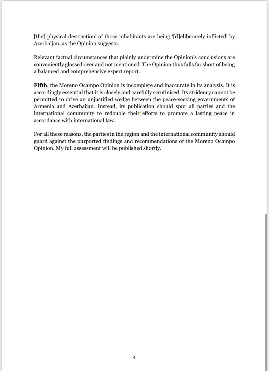 ZaurMammadovAR's tweet photo. #RodneyDixon exposed @MorenoOcampo1  Unlike the Armenian lies, Azerbaijan is conducting a dialogue on the basis of  international law.  Dixon wrote the fact sheet. Ocampo are empty words without facts and arguments. https://t.co/SG7Ycu8fOH