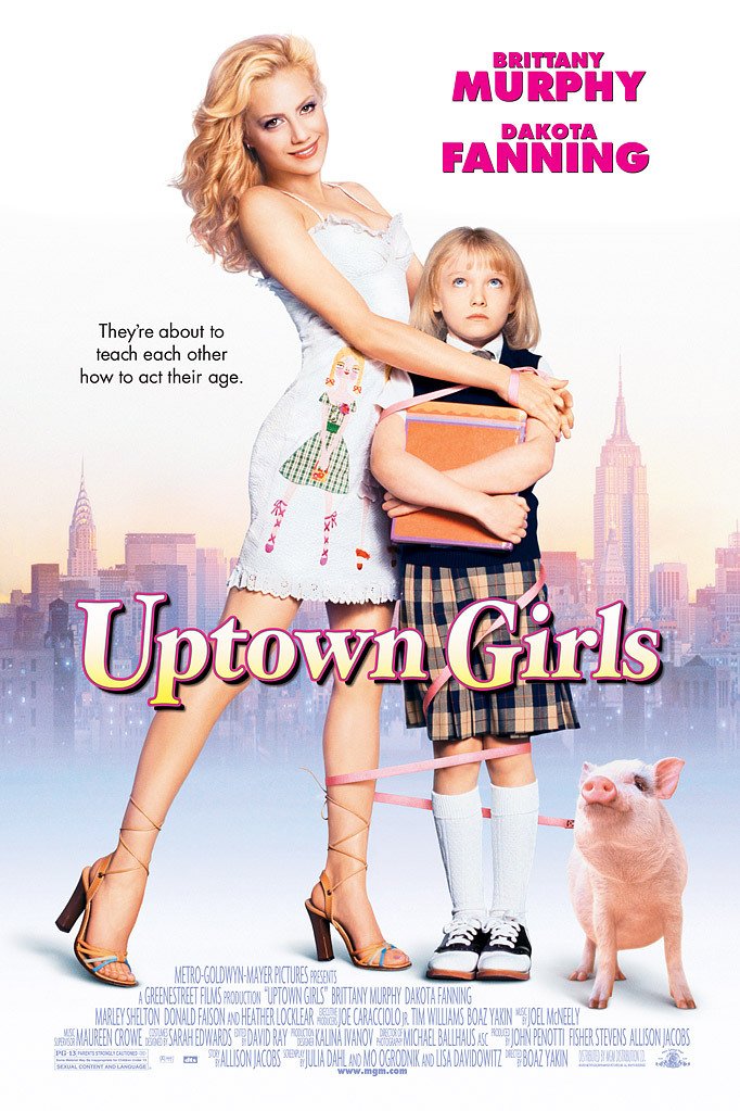 Happy 20th Anniversary to the film 'Uptown Girls' (August 15, 2003) #20Years #UptownGirls #2000sMovies #2000s #BrittanyMurphy #DakotaFanning #MarleyShelton #DonaldFaison #HeatherLocklear #UptownGirls20