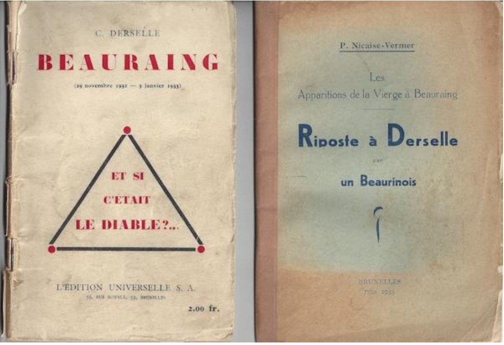 RogerTheShame's tweet photo. Quoi de plus intéressant un jour d'#Assomption que d'explorer le mythe des apparitions de la Vierge Marie à #Beauraing (32 cas en 1932-33)?
Je lis la critique historique de Marc Hallet (disponible gratuitement en PDF), je vous la recommande déjà.
https://t.co/4yGuBdMYgx https://t.co/XWA1UrCkMQ