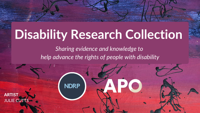APOorgau's tweet photo. Out today: @NDRP_Aus APO Disability Research Collection update August 2023.

Check out the latest in disability research from the Collection➡️https://t.co/dBlCded44l https://t.co/MIi9QJaRmz