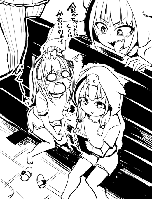 重度の妄想かれつかカレ覚らくがき
姉妹化幼女化別時空とかいう妄想の三倍満です 