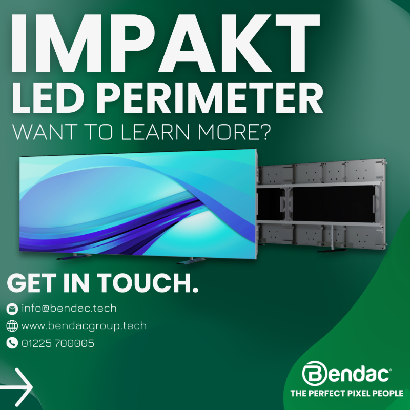 Bendac_Labs's tweet photo. There has never been a better time to consider LED for your stadium.

The latest in Bendac LED Perimeter technology, Impakt, provides an opportunity to maximise match-day and event ROI.

Get in touch for more information by emailing info@bendac.tech

#PerimeterLED #Bendac #LED