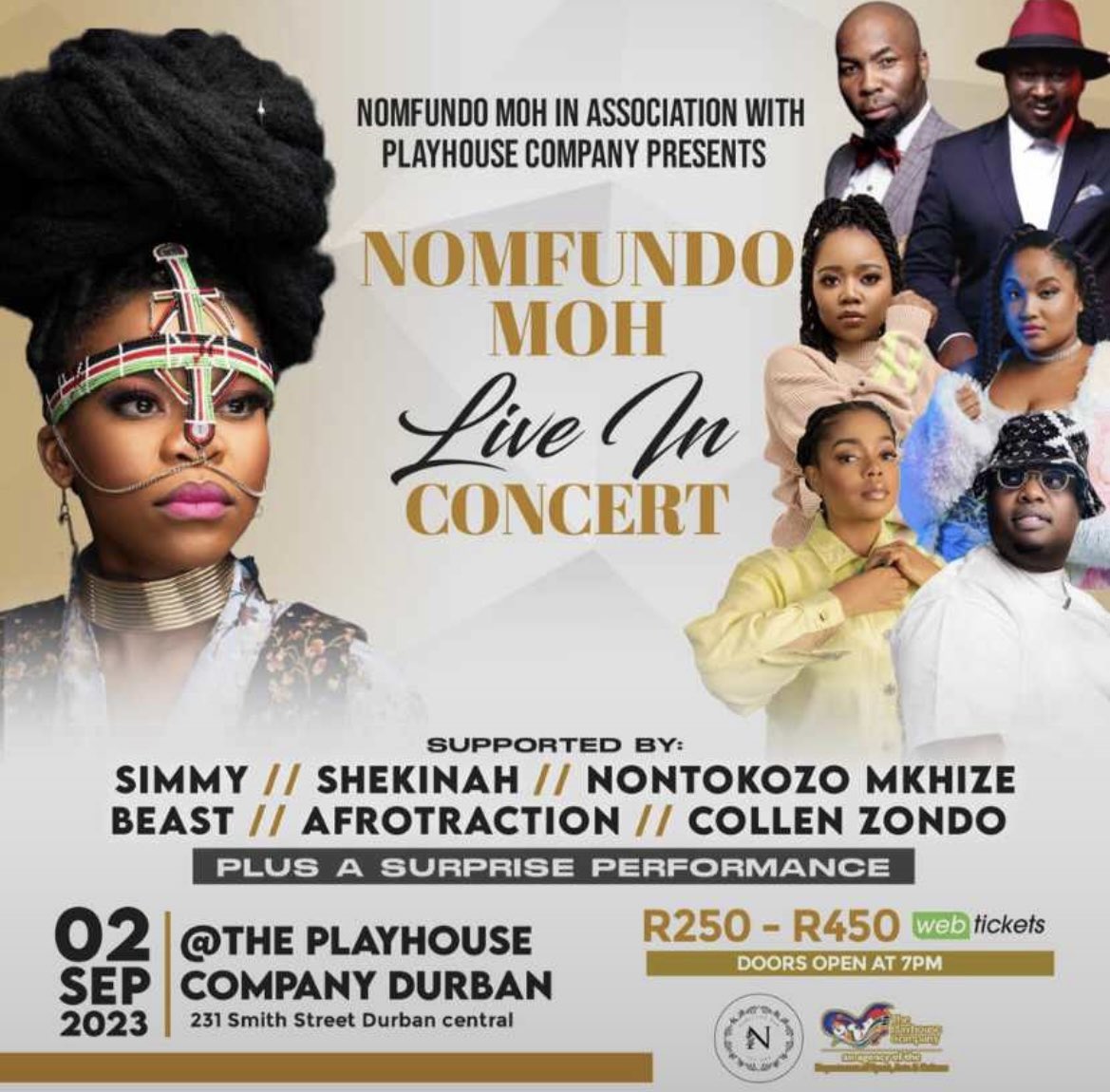 PMB GIG GUIDE (@pmbgigguide) on Twitter photo It's Pay Day today Get your tickets 🎟️🎟️🎟️ for #NomfundoMohLiveInConcert <a href="/Nomfundo_Moh/">MohSquito 💕</a> 📍@durbanplayhouse
Tickets 🎟️ from R250 -R450 webtickets.co.za/v2/Event.aspx?…
I have mine already so get yours too 🫡🫡🫡 It's Pay Day today Get your tickets 🎟️🎟️🎟️ for #NomfundoMohLiveInConcert <a href="/Nomfundo_Moh/">MohSquito 💕</a> 📍@durbanplayhouse
Tickets 🎟️ from R250 -R450 webtickets.co.za/v2/Event.aspx?…
I have mine already so get yours too 🫡🫡🫡