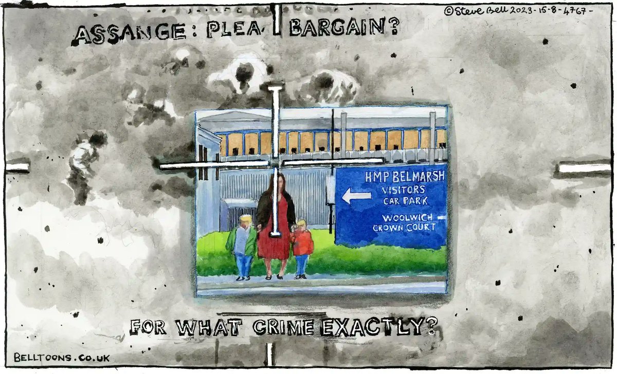 Julian #Assange - a plea bargain. For what crime exactlY?
#WeAreAllAssange #FreeJulianAssange
