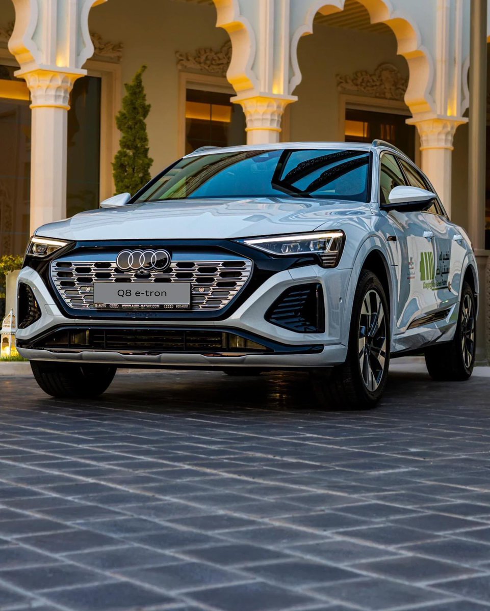 audi_af's tweet photo. An electrifying new chapter, the all-new Audi Q8 e-tron.
#audi #audiq8etron #etron #electricpower #car #doha #futureisanattitude #progress https://t.co/5Sgv4buP5l