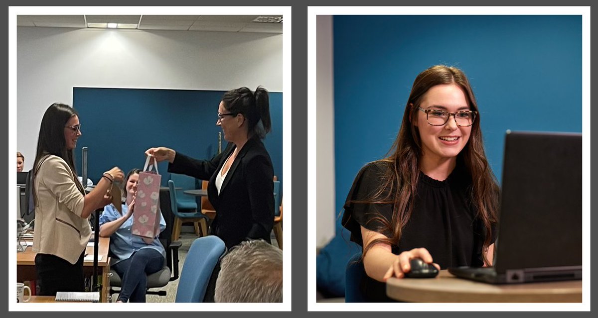 Congratulations to Emily Williams! We're thrilled to announce an achievement within our Dains Accountants team! Huge congratulations to Emily Williams, our Recruitment Resourcer, for being presented with a well-earned award recognising her dedication and hard work!  #award