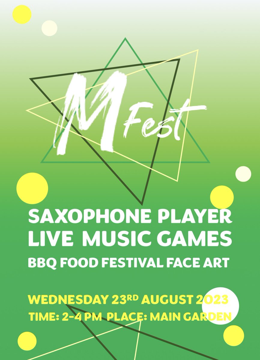 It’s happening… M FEST is back for a 2nd year! 🎷💫

#TakeALookAtMeadowbrook #MFest