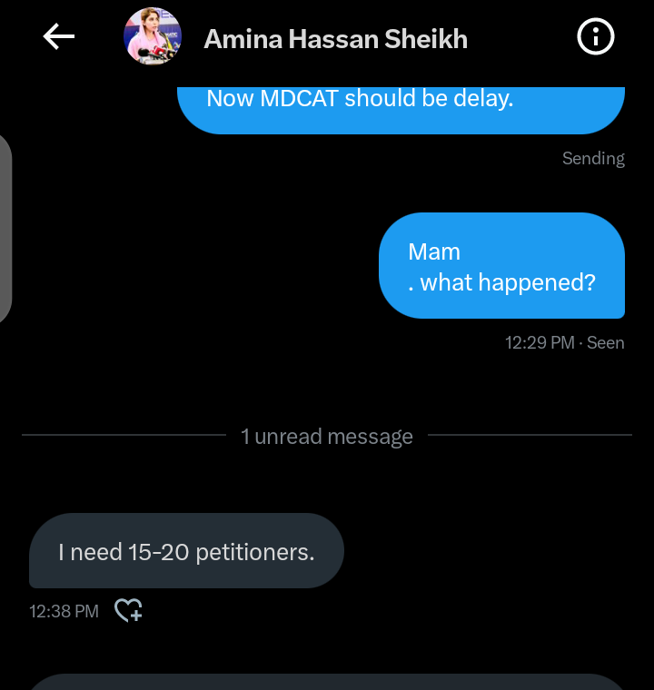 i_0x__x0_i's tweet photo. Please guys she need 15 - 20 .
Please go there if u r in capital or near that . please_🙏🏻🙏🏻.
#delaymdcat2weeks
#DelayMDCAT2023
#mdcat
#PMDC_Delay_MDCAT .
#PMDC
@Mnasirbuttt
@MNBUrdu
@DWMOfficial
@arbab_jahangir https://t.co/VIWhQTg4px