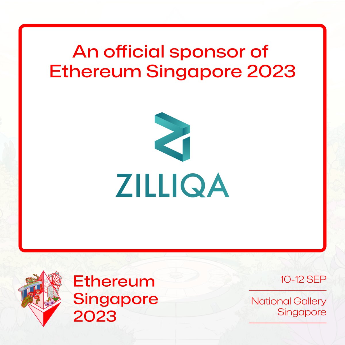 ethereum_sg's tweet photo. ♦️Discover #EthereumSingapore2023 with our sponsor @zilliqa !

Get ready to explore, get inspired, and hear from the finest in the industry - only at #EthereumSingapore2023.

What are you waiting for? ➡️ https://t.co/Cf1gVSmtSL https://t.co/RRWDnShl7e