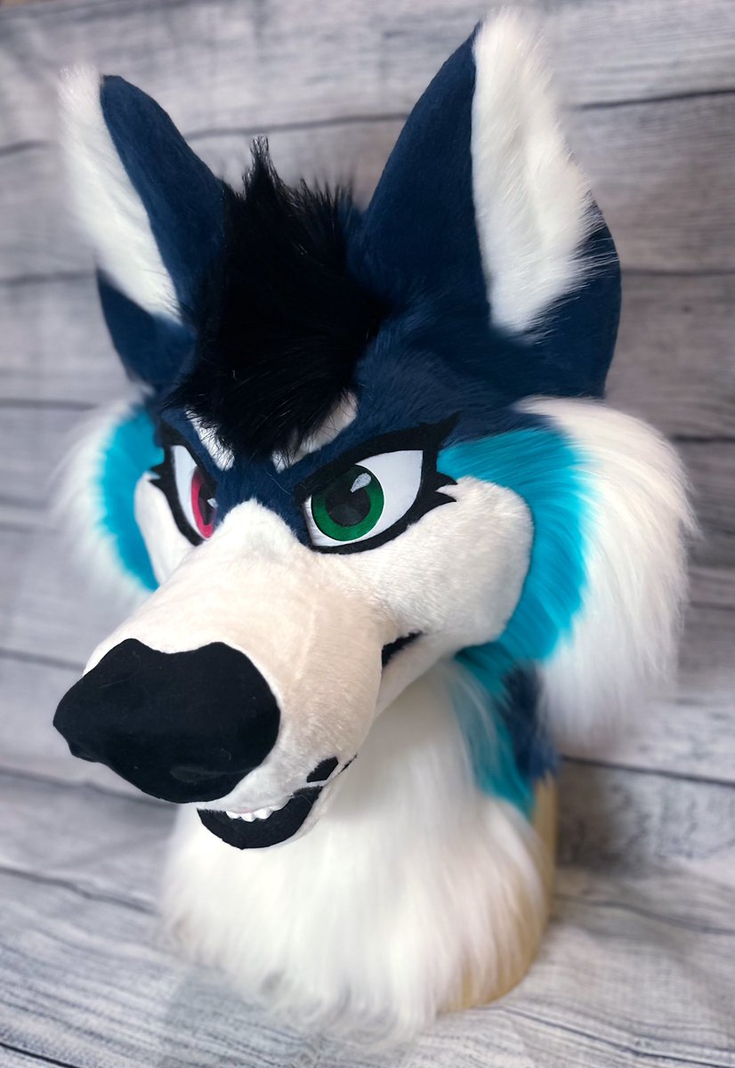 fleetingfennec's tweet photo. Introducing Blū the malamute! 

This is a suit remake! I was delighted to make this character in my newest style 💙 https://t.co/rdlBYBSLaF