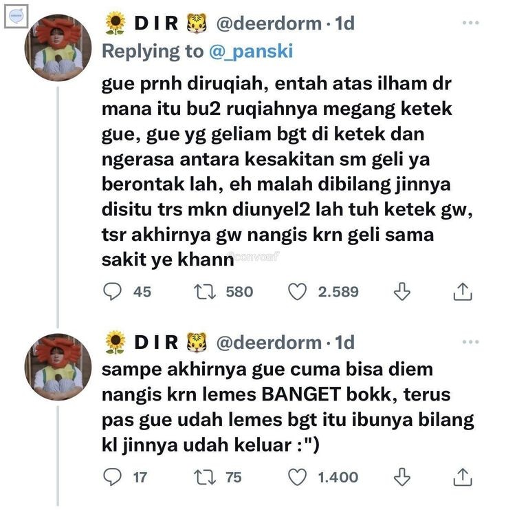 bestdiary_'s tweet photo. @tanyarlfes Ruqiah ketek nder bole dicoba https://t.co/eogXYEoNTU