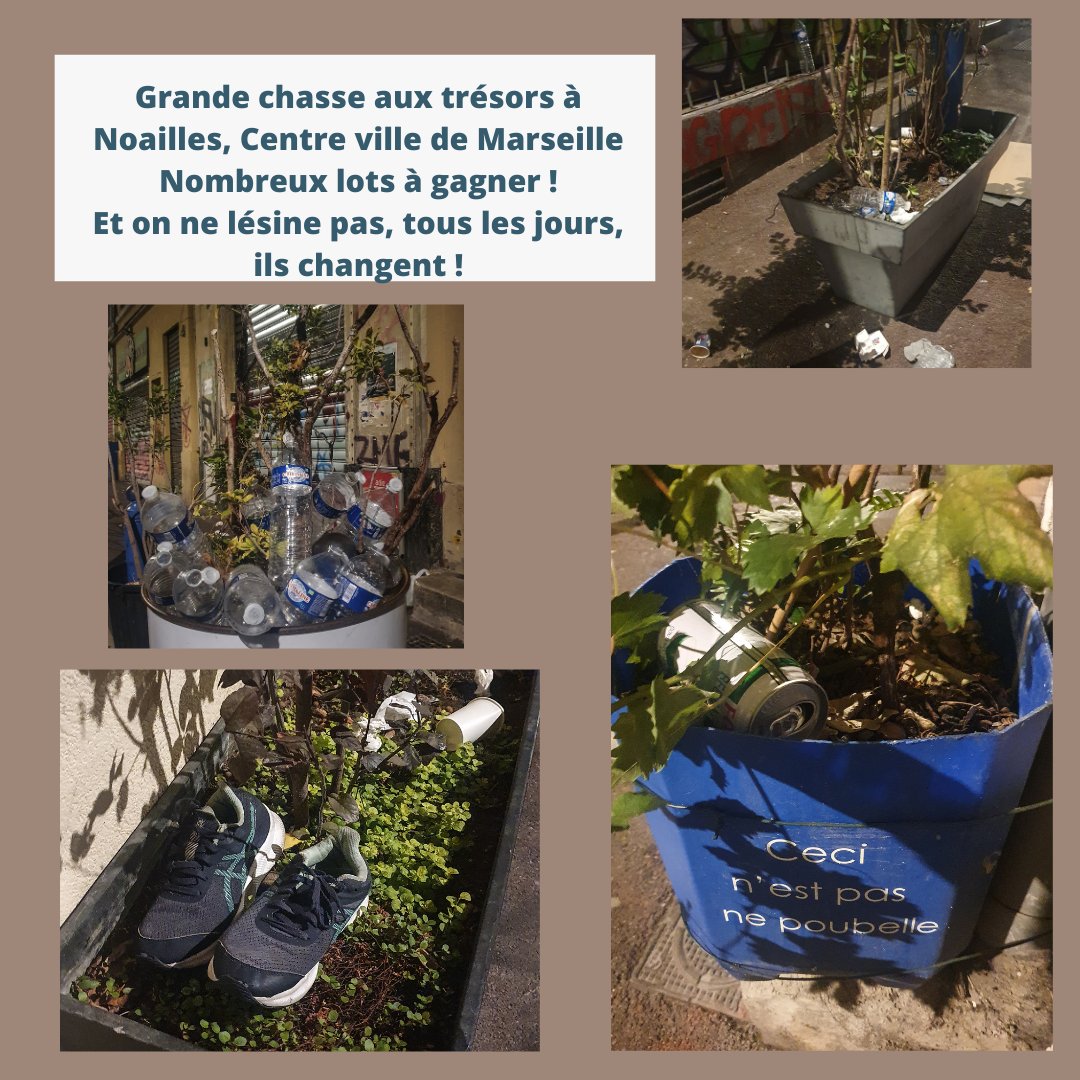 noailles13001's tweet photo. @marseille Sans oublier l'incontournable #chasseauxtrésors à #Noailles
Attention, ça #secoue un peu. #Bousculade garantie ! Mieux qu'à #eurodisney 
Bon ça peut aussi aller avec quelques #agressions mais rien de bien méchant puisque #personne ne bouge https://t.co/k9DXnCnhMy