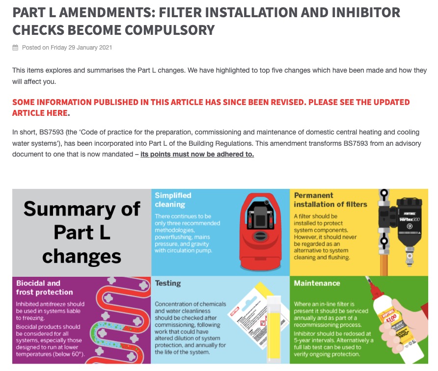 Take a listen to how the inhibitor companies have misunderstood the building regulations. <a href="/SentinelHQ/">Sentinel - part of Aalberts hydronic flow control</a> (image below) are using words such as 'mandated' when they shouldn't be.

podcasts.apple.com/gb/podcast/are…