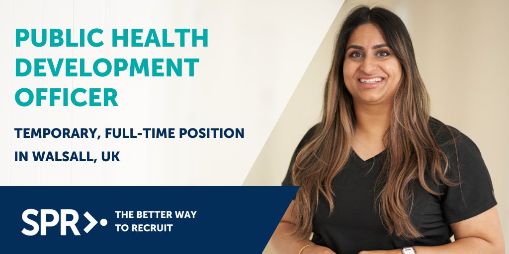 Are you passionate about supporting people in the community? Do you have proven experience in public health? 

We’re looking for a Public Health Development Officer to work with local communities in Walsall.

Apply today: lnkd.in/enGEaKDy

#WeAreSPR #SPRJobs