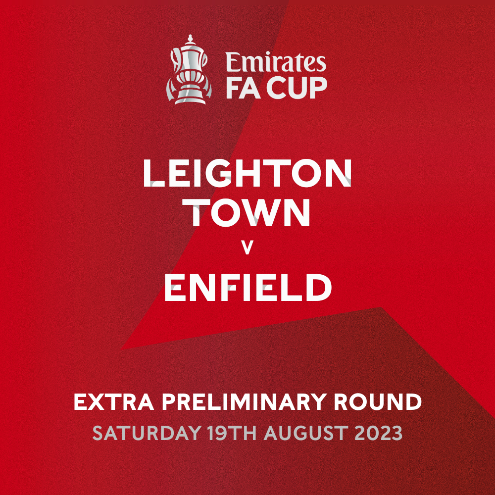 Enfield FC (@enfieldfc) on Twitter photo We are back in <a href="/EmiratesFACup/">Emirates FA Cup</a> action this weekend as we travel to <a href="/LeightonTownFC/">Leighton Town FC</a>
๐๏ธ Bell Close, LU7 1RX
โฐ 3:00pm Kick Off
#OneClubOneEnfield We are back in <a href="/EmiratesFACup/">Emirates FA Cup</a> action this weekend as we travel to <a href="/LeightonTownFC/">Leighton Town FC</a>
๐๏ธ Bell Close, LU7 1RX
โฐ 3:00pm Kick Off
#OneClubOneEnfield