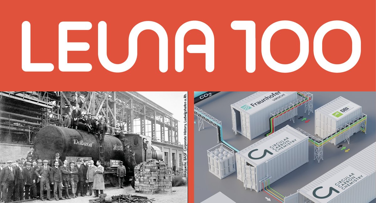 Today, we make industrial history.

In 1923, BASF celebrated the first #methanol production based on #coal in Leuna, Germany.

We return there 100 years later to build the world's first industrial-grade pilot-plant for cost-efficient #greenmethanol ⚗️

 carbon.one/#news