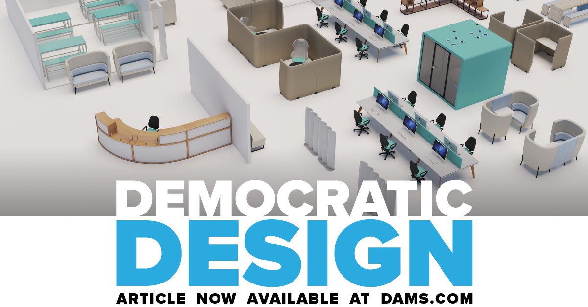 DamsFurniture's tweet image. The concept of #DemocraticDesign has gained traction in various industries, and is also proving to be transformative in shaping the modern workplace.

But just what is this concept? Find out in our most recent #article, now available on our site. 

dams.com/Articles_democ…