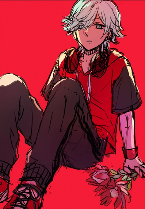 レイジのらくがきをがしがし描いてた。スッキリ 