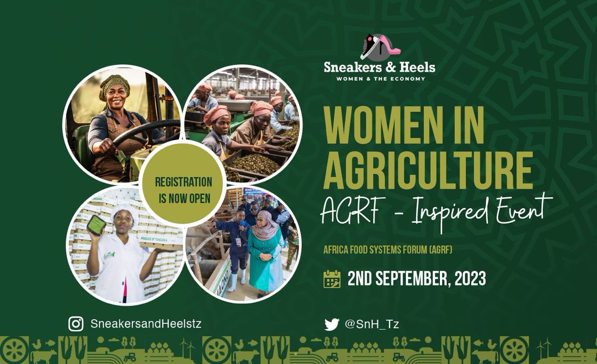 It's that time, we are excited to wear 👠 or 👟, with the event theme Women in Agriculture &amp; Agribusiness.
Registration is open for limited slots. Are you a 👟or a 👠 ? Let us know by signing up  👉   forms.gle/mrmdKatUCXJWVB… for the AGRF inspired 👟 and 👠 focusing on  #SnH2023