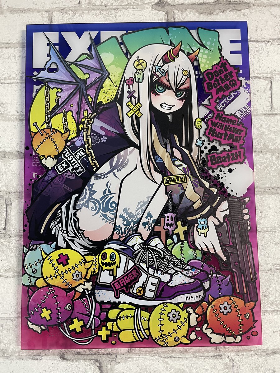 「アクリルアートパネル[A3サイズ]をBOOTHにて販売します。第3弾はこの4種で」|Project.C.K.のイラスト