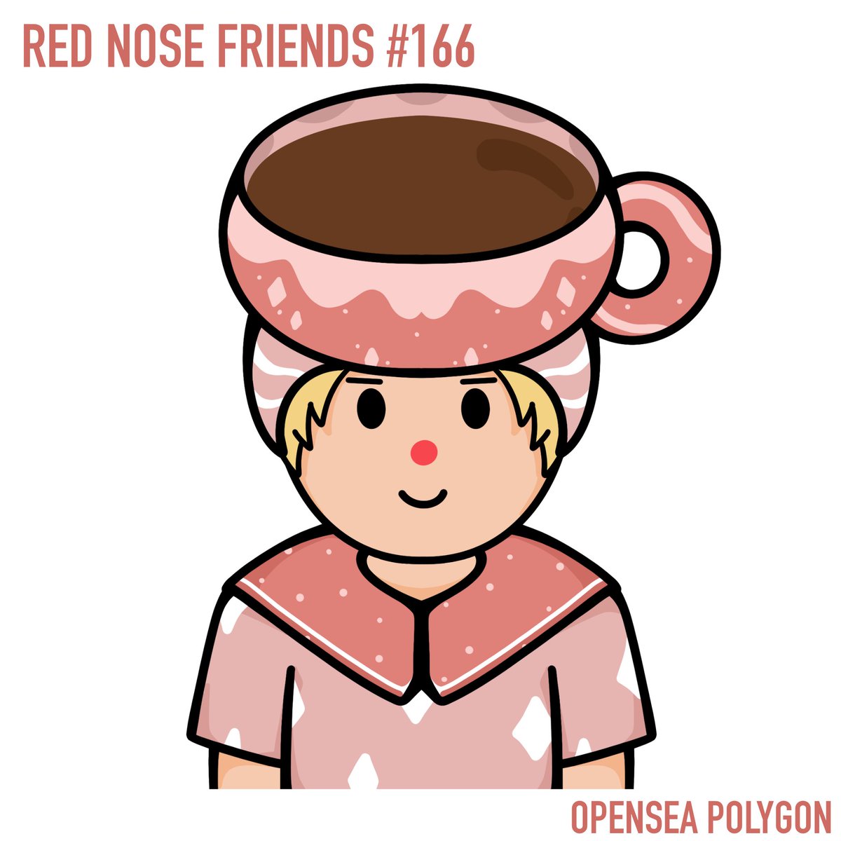 Helloooo my dear friends

New drop!! On Red nose Friends collection 
#opensea 

Red nose Friends #166
Price : 0.005 ETH #polygon 

Link belowww 
Thanks for your support