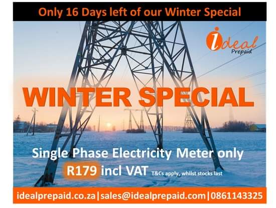 #idealprepaid #prepaidmeters
#electricity #winter #whatishotnow