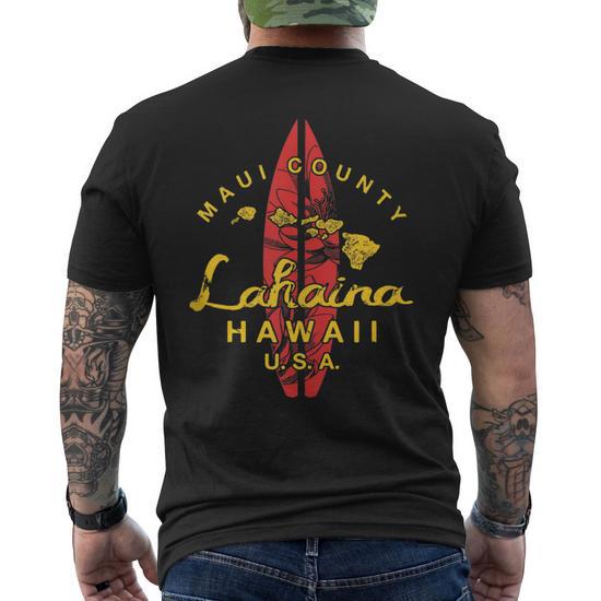 thegiftio's tweet photo. Get into the Aloha spirit with the Hawaii Lahaina Maui Vintage Hawaiian Islands Surf T-Shirt | Mazezy https://t.co/3BEEvRjGXY