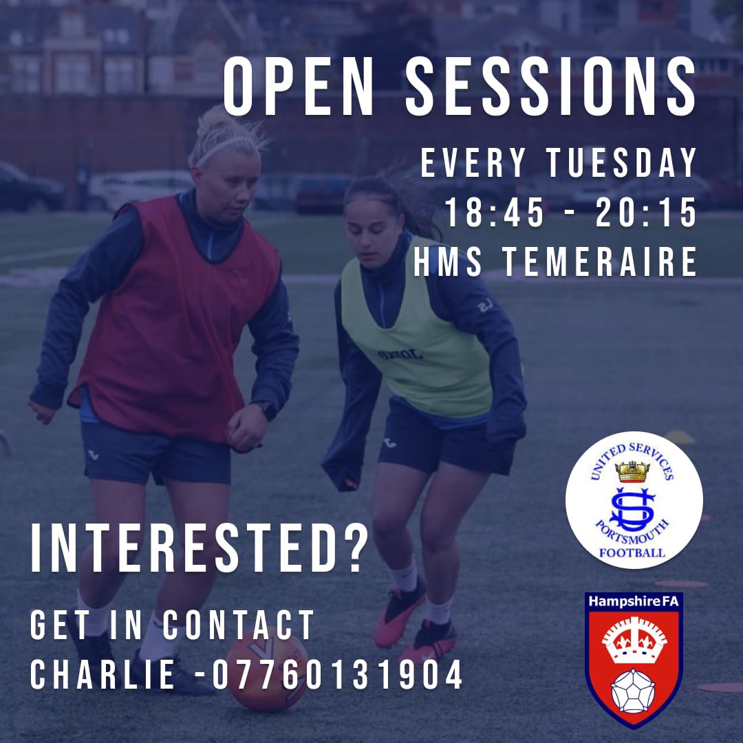 USWomenFC's tweet photo. 📣open session 📣

We are still open for new players to come along, get involved and join us.

Fancy a new challenge? New to football? Come along and get involved with us. 

Great benefits, Great team, Great Support 

🔵🔴⚽️
@HCWFL_ https://t.co/WfK4GMzVIb