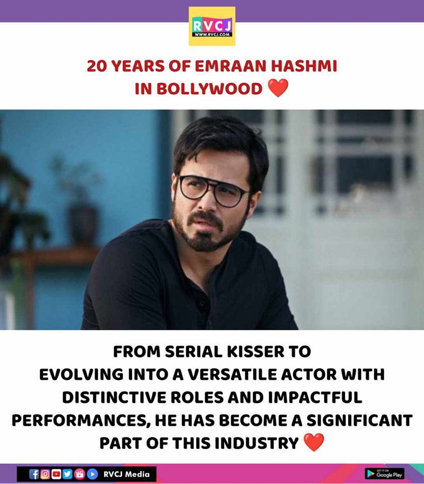 rvcjmovies's tweet photo. 20 years of Emraan Hashmi in Bollywood!

#emraanhashmi #bollywood #rvcjmovies #rvcjinsta @emraanhashmi https://t.co/5Kcy671XfM