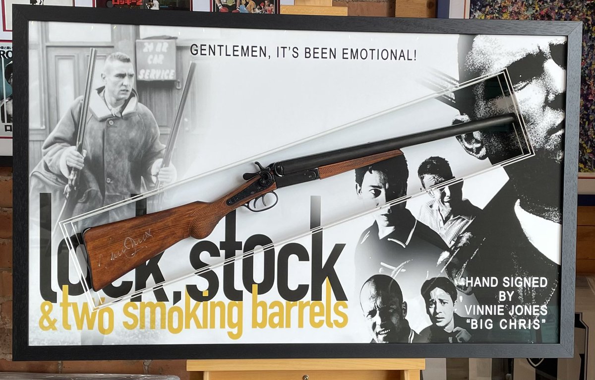 🎥 An amazing display put together by In2Frames Picture Framing Chesterfield 

Call in to get your #films #memorabilia framed!

#VinnieJones #lockstockandtwosmokingbarrels
