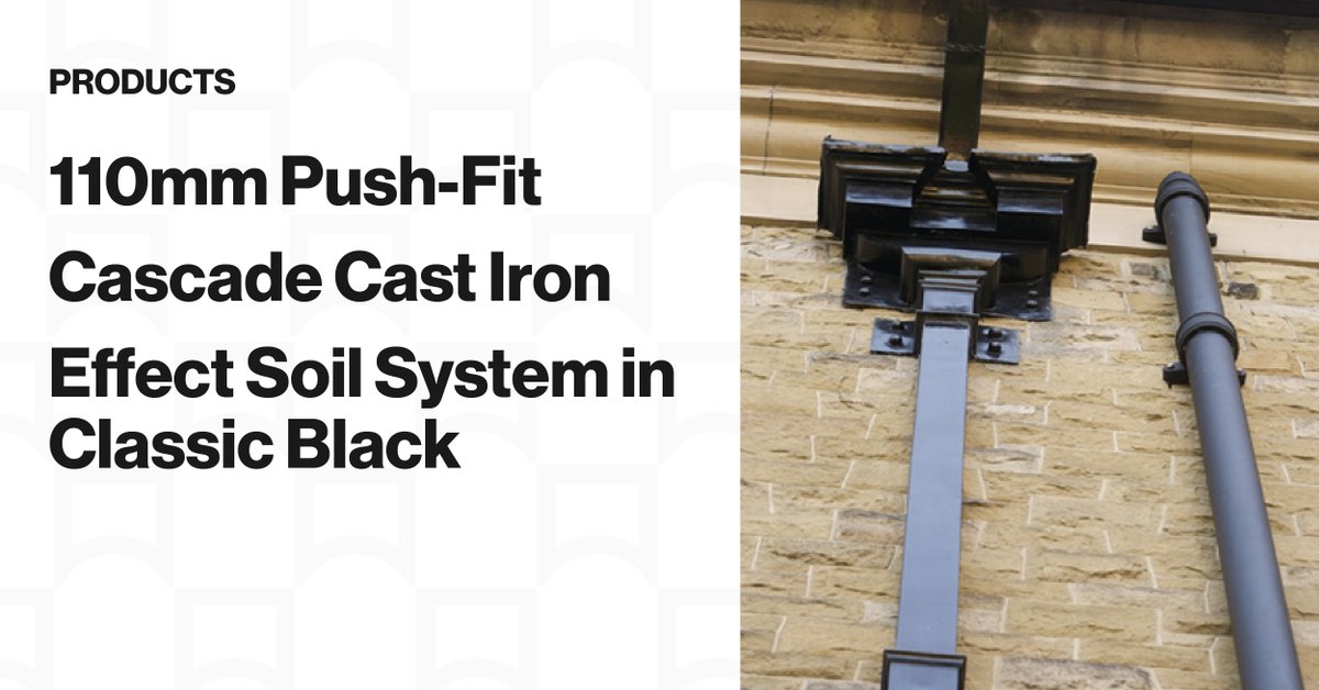 When working on restoration projects, expertise &amp; sensitivity are key. At Gargave House, our Cascade soil system complemented the building's character by retaining the cast iron style that has been used since its original construction in 1917: bit.ly/3KrAfTx

#Rainwater