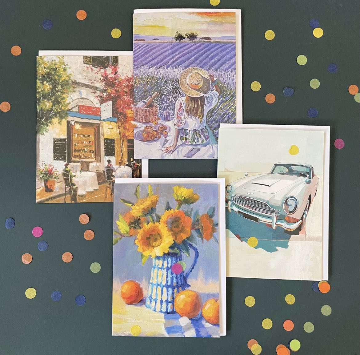 The perfect greetings collection for art lovers and one of our best-selling ranges, say hello to the 'Galleria' collection.
.
.
.
#galleria #openbirthday #GGpricepoint #greetingsdesign #artist #inhousecreative #acrylic #oil #canvas #FSCboard #fullyrecyclable #happybirthday