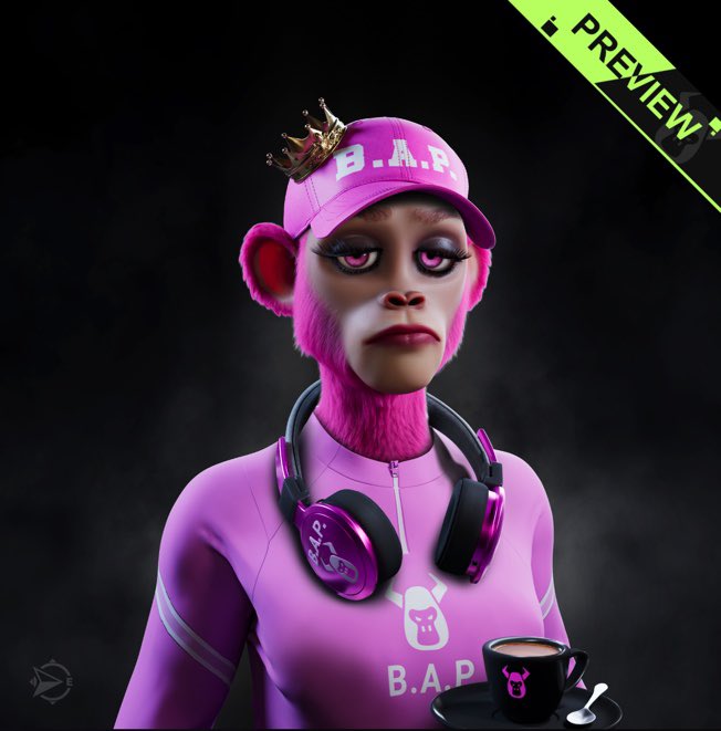 Defidave420's tweet image. Gm Gm ‼️
Happy Pink Day 💕 @Barbie #apetraitoftheday #TheConfigurator