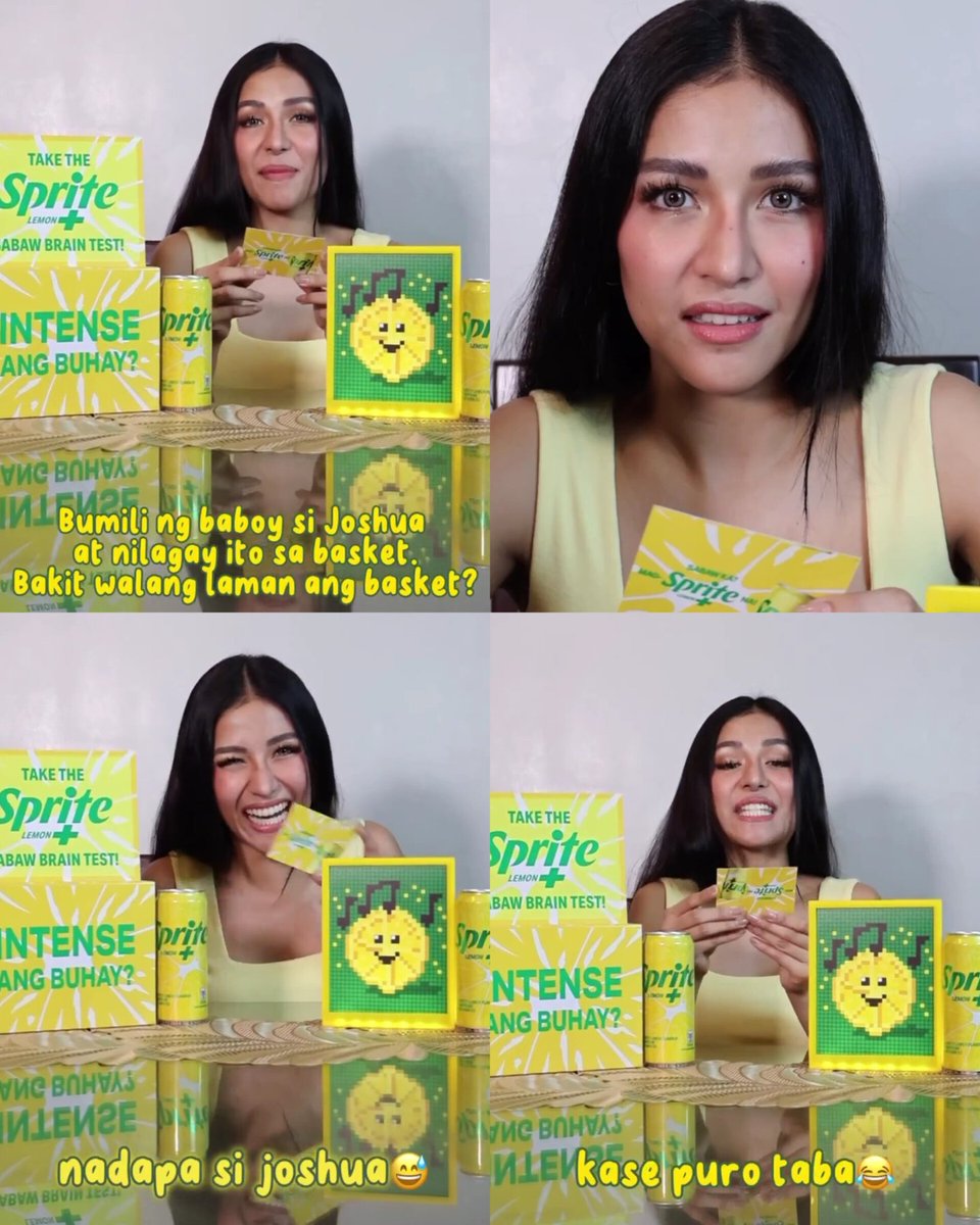 SanyaWarriors's tweet photo. #Repost screencaps from @sanya_lopez to view video go to her profile
Talagang nakakagising ang tapang ng lemon, plus caffeine at vitamin B3 nitong Sprite Lemon+! Mentally refreshed talaga ako dito. Thanks @SpritePH

#SpriteLemonPH
#SpriteLemonPLUS
#TapangNgLemonNaNakakagising https://t.co/zzn4lFmHPC