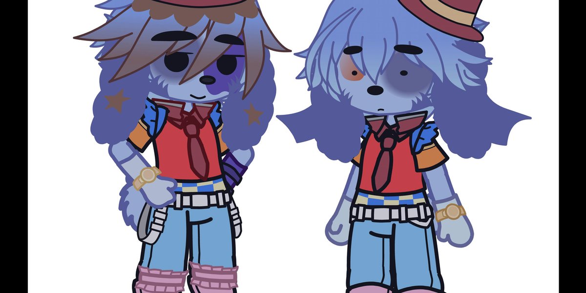 BDaybreaker's tweet photo. Fixed barnaby and wally
·tags· #WelcomeHome #WelcomeHomeAU #WHgacha #GachaClub #bittersweetwelcomehome #slimecreator💜 https://t.co/Rfr5503a0V