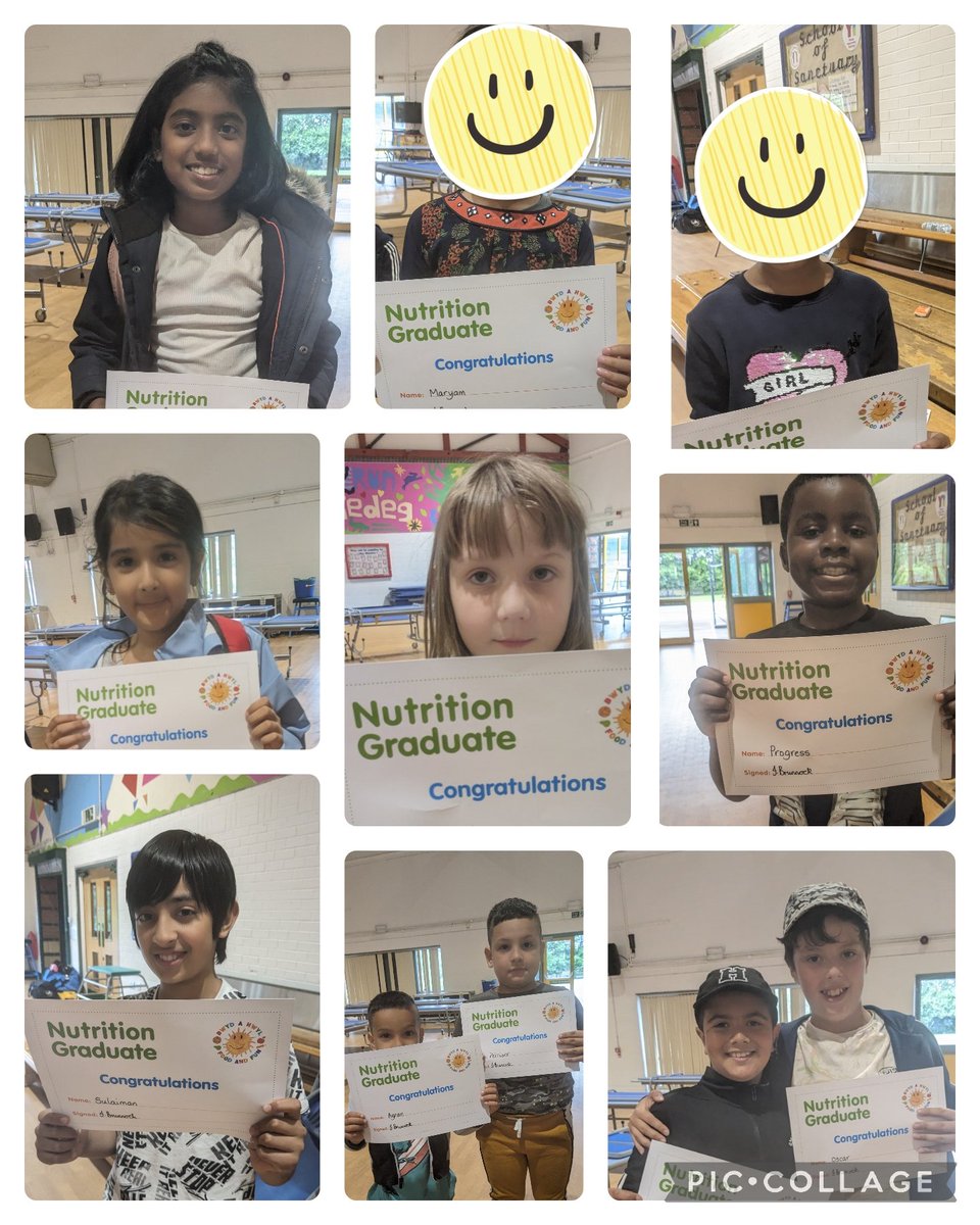 Graduation day 🎓
Mrs Brunnock was extremely impressed by all that we had learned about nutrition during #Foodandfun 
#HealthyChoices #HealthyEating