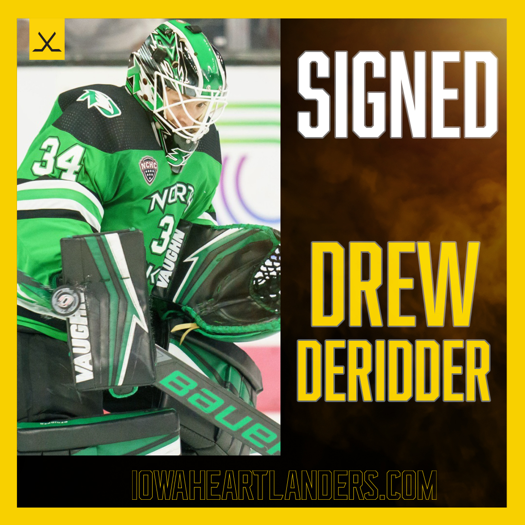 A BIIIIIG Heartland Welcome To 3 More Players 🦌☀️

▶️ Forward Liam Coughlin, an alternate captain in Worcester last season
▶️ Defenseman Jules Boscq, an exciting prospect from France
▶️ Goaltender Drew DeRidder, a 3-year NCAA starter with North Dakota + Michigan State