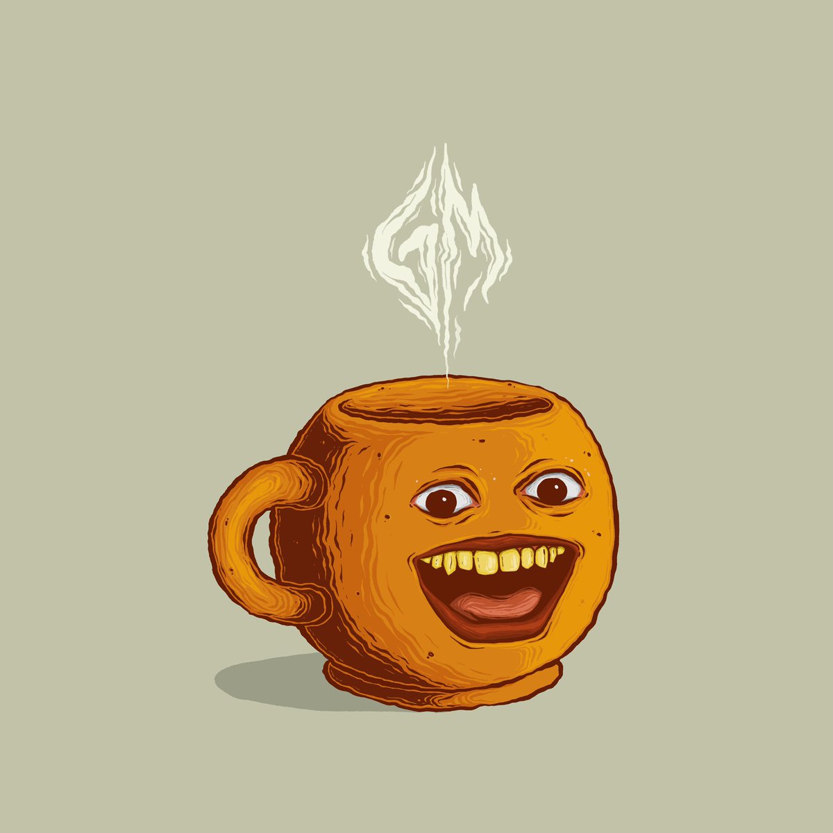 GM beautiful people ☕️

Wish you all a wonderful day 😎

Some #GMugs are still waiting for the first bid, all starting at 1 Sol 👀

Dorhighmon, <a href="/annoyingorange/">Annoying Orange</a> and a downgraded <a href="/DeGodsNFT/">DeGods</a> ✌️

exchange.art/series/GMugs