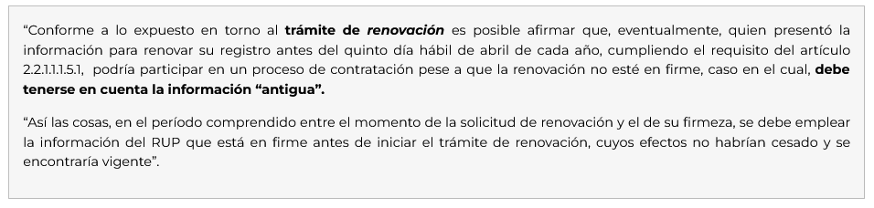 contrataenlinea's tweet photo. 📌REGISTRO ÚNICO DE PROPONENTES/RENOVACIÓN. El oferente debe  acreditar que presentó los documentos para la renovación dentro del  término de ley.

⏩No es causal de rechazo de la oferta la falta de firmeza de la renovación ni de la actualización del RUP https://t.co/cjWKto1nU7 https://t.co/FplnhNzDiL