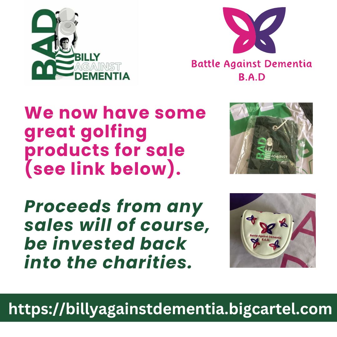 Our charity products are now available for sale via the following link: billyagainstdementia.bigcartel.com #battleagainstdementia #dementiaawareness #fundraising