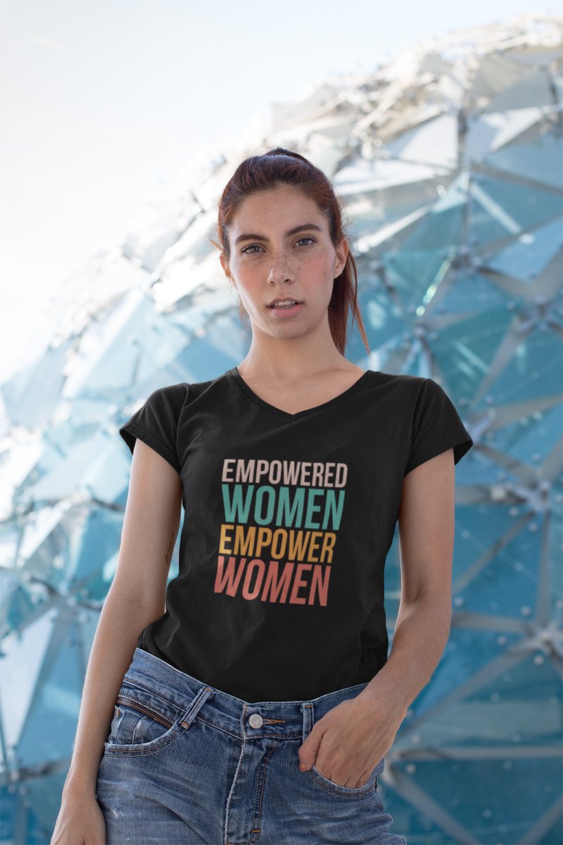 myboldpress's tweet photo. Empowered women empower women.✊

Available now in black and white, in crew neck and V neck--all ready for you to #getempowered! ⁣ https://t.co/VgYgOYyWA7