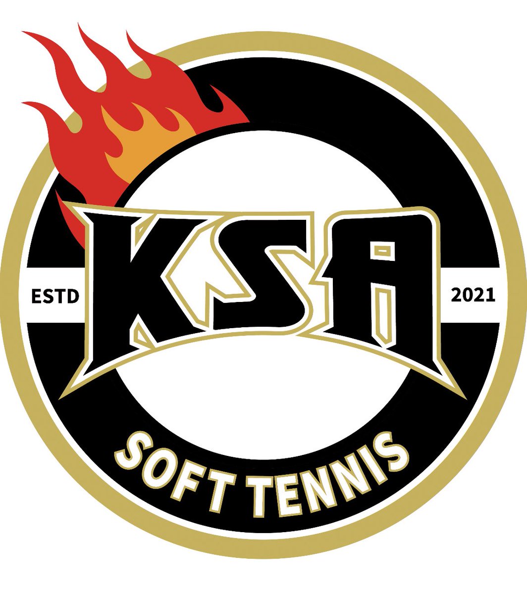 KSA_Official1's tweet photo. 昨日からKSAのロゴが変更になりました。
めちゃくちゃかっこいい🔥

このロゴのワッペンをつけて誰かが試合に出るかもしれませんね！！！

#ソフトテニス
#ソフトテニス部
#KSAソフトテニススクール https://t.co/a7xysyZkuN