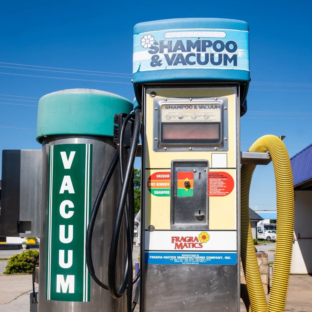 TimeToWashNC's tweet photo. Did you know that our vacuums have scents and shampoo options? Now you can enjoy a fresh-smelling car while getting it cleaned inside and out! #TimeToWashCarWash https://t.co/OSscUu89Eq